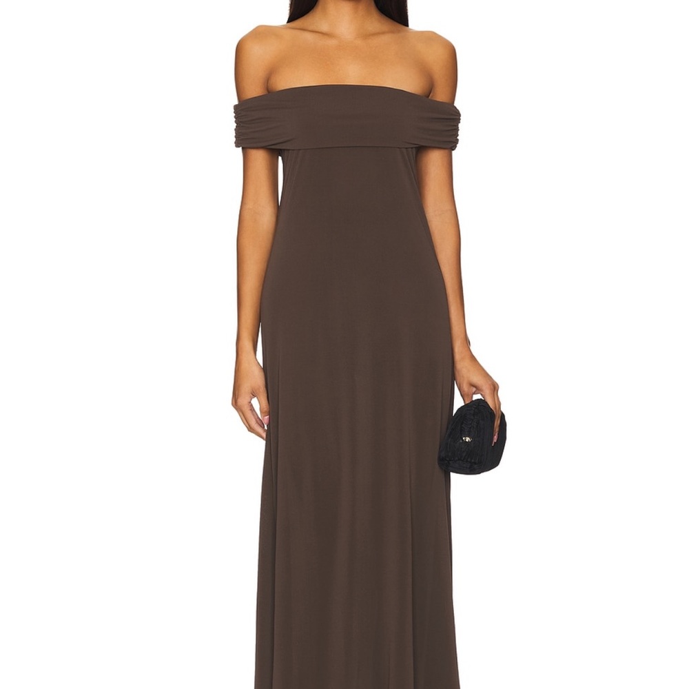 Women’s Sofie Maxi Dress in Chocolate Brown
